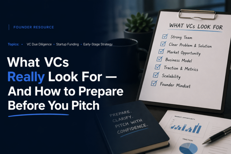What VCs Really Look For And How to Prepare Before You Pitch